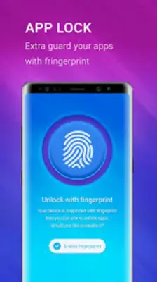 Uygulama kilit ekranı - parmak izi android App screenshot 3